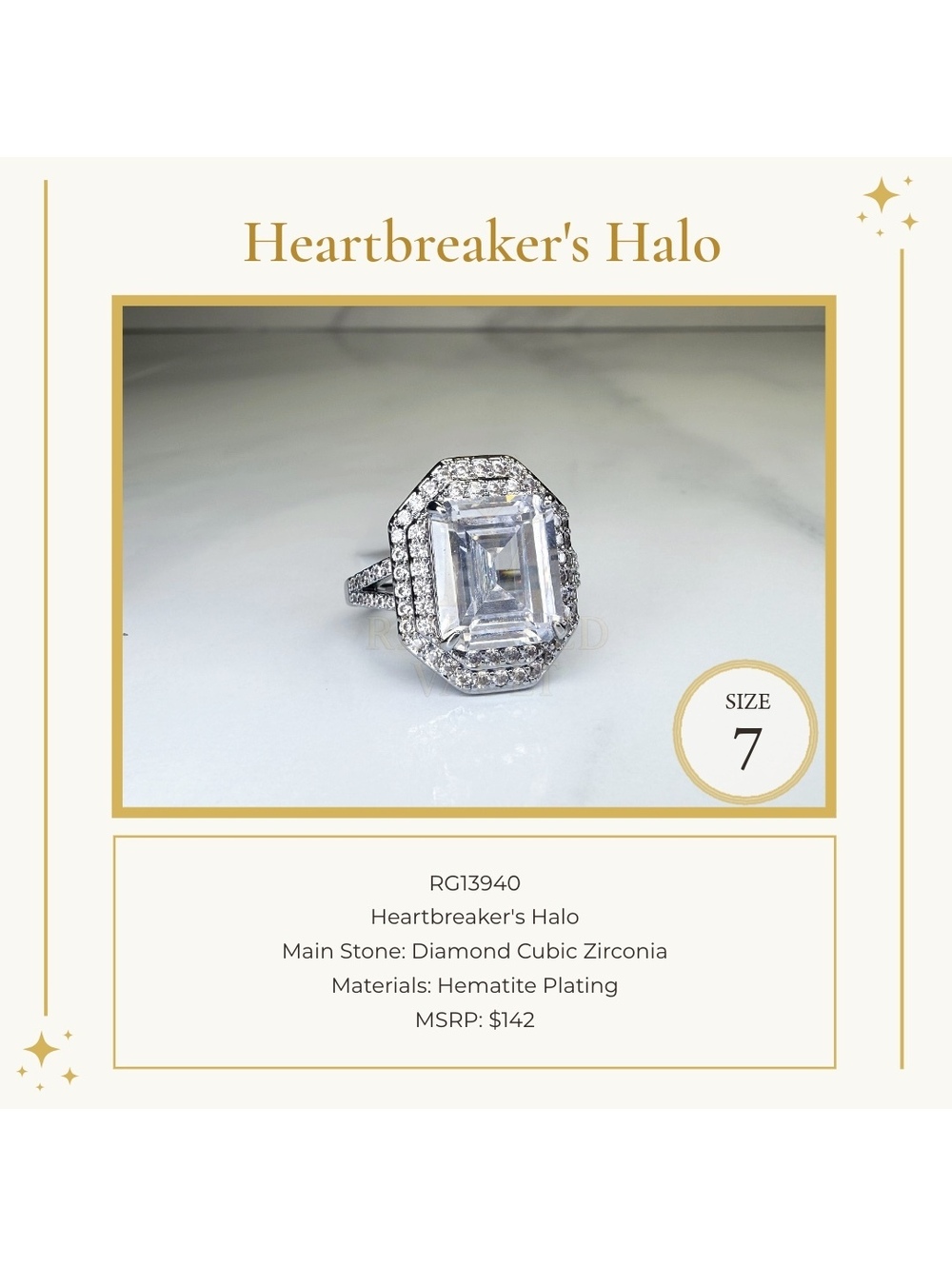 Heartbreaker's Halo - Size 7 - OG